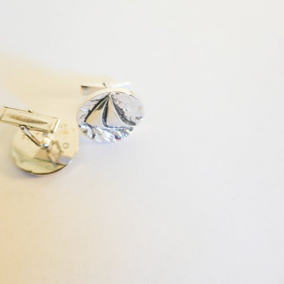 Georg Jensen Sterling Sailboat Cufflinks - Picture 2 of 2